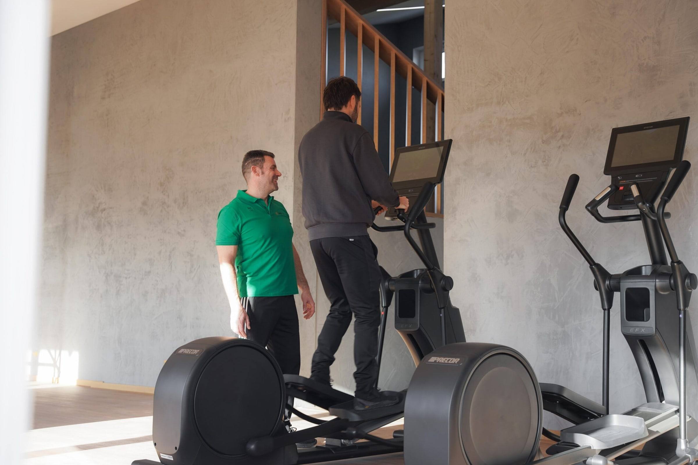 Training auf dem Crosstrainer